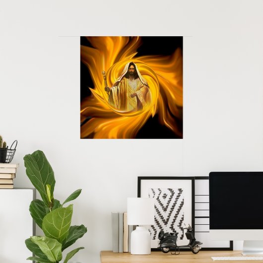 聖火 ポスター (ホームオフィス)