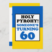 聖火！60ウクライナ招待状 招待状 (正面/裏面)