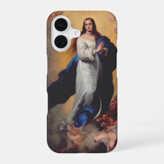 聖無原罪の御宿り iPhone 16ケース (裏面)