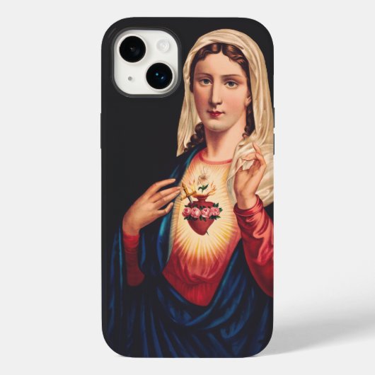 聖無原罪の御心 Case-Mate iPhoneケース (裏面)