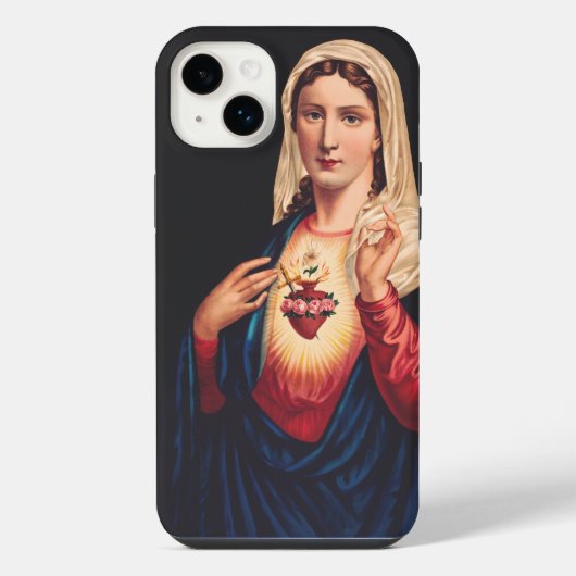 聖無原罪の御心 iPhoneケース (裏面)