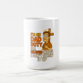 聖煙だ！最高のパパおもしろい – 父の日 コーヒーマグカップ (中央)