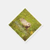 聖燭節のナプキンの精神を保って下さい スタンダードカクテルナプキン (角)