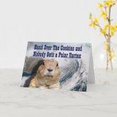 聖燭節の北極の渦 カード (黄色い花)