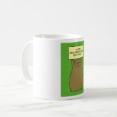 聖燭節の誕生日の漫画 コーヒーマグカップ (正面左)