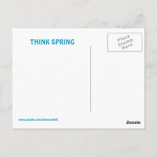 聖燭節の郵便はがきを祝って下さい ポストカード (裏面)