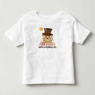 聖燭節の2月幸せな2日の子供 トドラーTシャツ