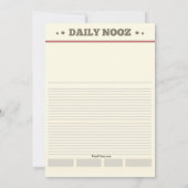 聖燭節のNoozの招待状 招待状 (裏面)