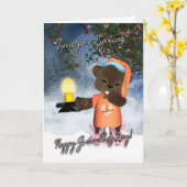 聖燭節カード-かわいい聖燭節カード カード (黄色い花)