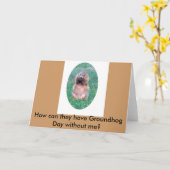 聖燭節 カード (黄色い花)