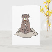 聖燭節 カード (黄色い花)