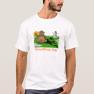 聖燭節: フィルの恐い影 Tシャツ