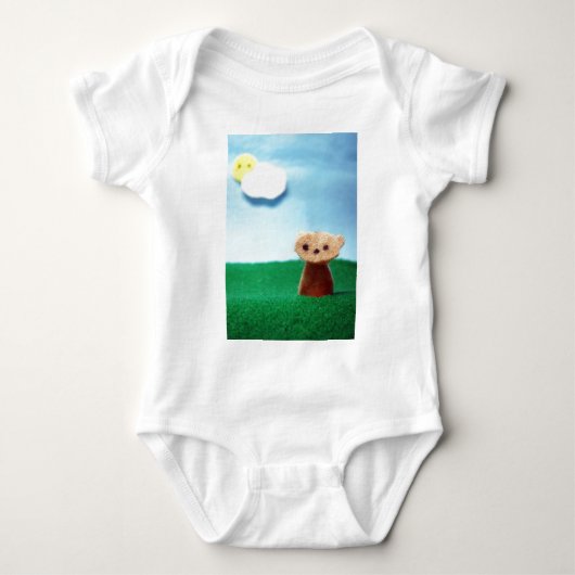 聖燭節 ベビーボディスーツ (正面)