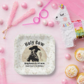 聖牛おもしろいヴィンテージ女性のカーボーイ50誕生日 ペーパープレート (パーティー)