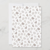 聖牛おもしろい赤ちゃんシャワー 招待状 (裏面)