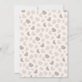 聖牛おもしろい赤ちゃんシャワー 招待状 (裏面)