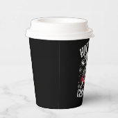 聖牛それがクリスマス牛おもしろい恋人ファーム 紙コップ (右)