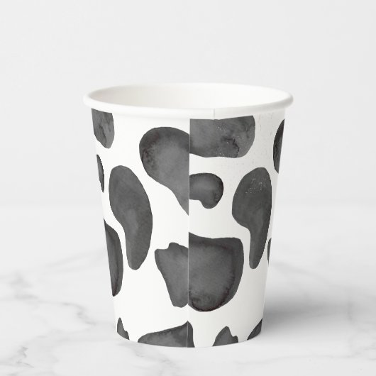 聖牛ピンクの牛のプリント赤ちゃんシャワー本ベビー 紙コップ (右)