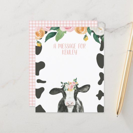 聖牛ピンクジンガムフローラ時間カプセルメッセージ (正面/裏面インサイチュ)