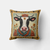 聖牛フローラフォークアート クッション (裏面)