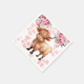 聖牛フローラ赤ちゃんシャワー スタンダードカクテルナプキン (角)