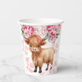 聖牛フローラ赤ちゃんシャワー 紙コップ (正面)