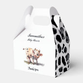 聖牛ベビー牛農場動物ベビーシャワー フェイバーボックス (裏面サイド)