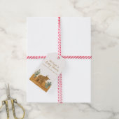 聖牛ボホミニマルサボス砂漠の赤ちゃんシャワー ギフトタグ (より糸付き)