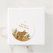 聖牛ボホミニマルサボス砂漠の赤ちゃんシャワー フェイバータグ (インサイチュ)