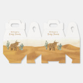 聖牛ボホミニマルサボス砂漠の赤ちゃんシャワー フェイバーボックス (見開き)