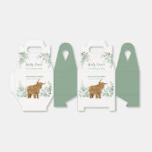 聖牛ボホ素朴グリーンリーベビーシャワー フェイバーボックス (折り畳みなし)