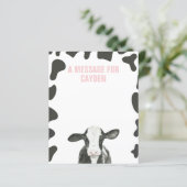 聖牛初誕生日時間カプセルメッセージカード (スタンド正面)