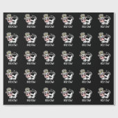 聖牛動物おもしろいプンダーク ラッピングペーパー (フラット)