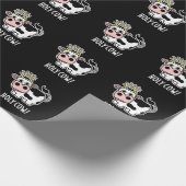 聖牛動物おもしろいプンダーク ラッピングペーパー (角)