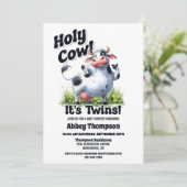 聖牛双子ベビーシャワー 招待状 (スタンド正面)