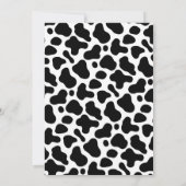 聖牛双子ベビーシャワー 招待状 (裏面)