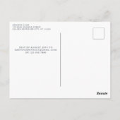 聖牛双生子高原ふくらはぎ緑の赤ちゃんシャワー ポストカード (裏面)