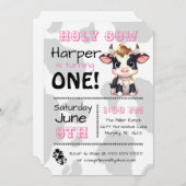 聖牛国誕生会の招待状 招待状 (正面/裏面)