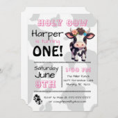 聖牛国誕生会の招待状 招待状 (正面/裏面)