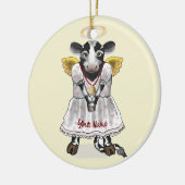 聖牛天使 セラミックオーナメント (左)