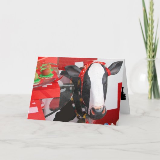 聖牛挨拶カード カード (正面)