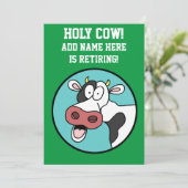 聖牛漫画退職パーティの招待状 招待状 (スタンド正面)