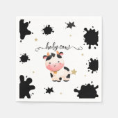 聖牛男女兼用赤ちゃんシャワー スタンダードカクテルナプキン (正面)