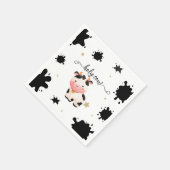 聖牛男女兼用赤ちゃんシャワー スタンダードカクテルナプキン (角)