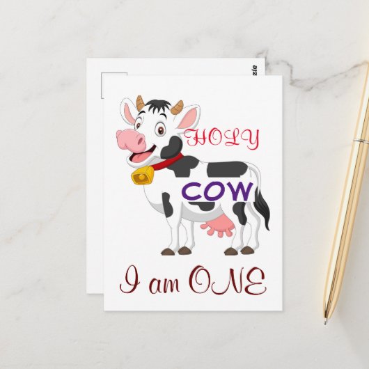 聖牛私は一人の子供 ポストカード (正面/裏面インサイチュ)