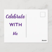 聖牛私は一人の子供 ポストカード (裏面)