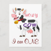 聖牛私は一人の子供 ポストカード (正面)