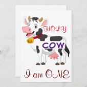 聖牛私は一人の子供 招待状 (正面/裏面)