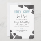 聖牛私は1つの誕生日パーティーの招待 招待状 (正面)