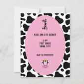 聖牛第一パーティの招待状 招待状 (裏面)